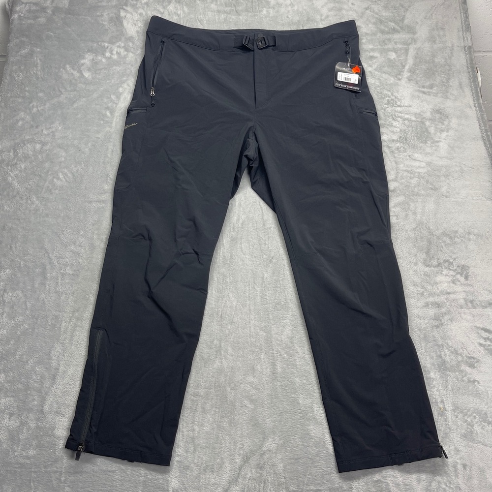 New Eddie Bauer First Ascent Pants Mens 2XL Guide Pro Alpine Black Gorpcore